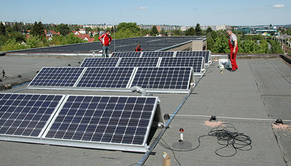 Solarzellenaufbau
