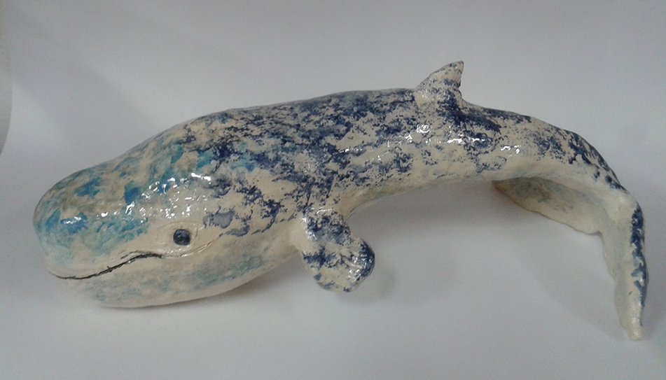 Wal aus Keramik